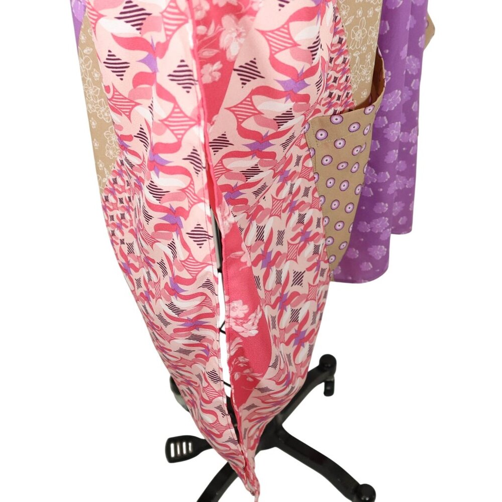 Susan Graver Patchwork Pattern Lightweight Kimono… - image 4